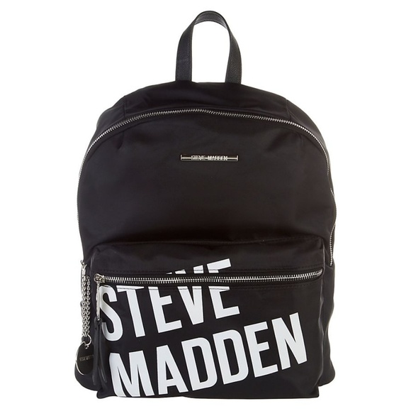 black backpack steve madden